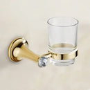 GobekUsa Gold Bathroom Hardware Set: Towel Rack, Toilet Paper Holder, Towel Bar, Hook