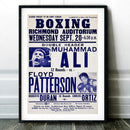 GobekUsa Boxing Photo Print - Croke Park Fight Poster Wall Art - Dublin, 1972