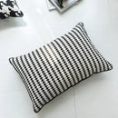 GobekUsa Hounds Tooth Cushion Cover, Durable Canvas Pillowcase for Sofa Bed, 45x45cm/35x55cm