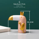 GobekUsa Bird Figurine: Modern Resin Toucan Statue for Home Office Decor & Phone Holder