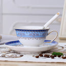 GobekUsa Elegant Ceramic Tea Cup Set 200ml British Porcelain Coffee Cup