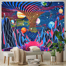 GobekUsa Bohemian Tapestry: Psychedelic Home Decoration Art, Large Size for Yoga Mat or Sofa