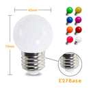 GobekUsa G45 White String Lights: Waterproof Outdoor Mini Bulbs, Warm White 2700K