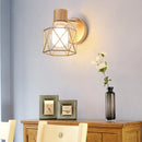 GobekUsa Iron Cage LED Wall Light for Home Decor Indoor Lighting Fixture