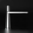 GobekUsa Basin Faucet: Black/Grey Brass Bathroom Mixer Tap, Single Handle Hot Cold Lavatory