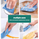 GobekUsa Kitchen Cleaning Set: Non-Stick Scouring Pad, Linoleum Cloth, Towel, Sponge & Dish Cloth