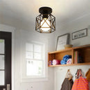 GobekUsa Iron Frame Retro Led Pendant Light for Kitchen Dining Living Room