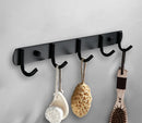 GobekUsa Aluminum Black Bathroom Hardware Set: Towel Holder, Paper Holder, Corner Shelf, Towel Rack, Toilet Brush Holder