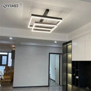 GobekUsa LED Chandelier: Modern Aluminum Luster Lamps for Bedroom, Hall, Dining, Living Room