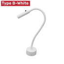 GobekUsa LED Reading Wall Lamp 3W Flexible Hose Sconce for Bedroom Study & Book Light