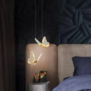 GobekUsa Butterfly LED Hanging Lamp: Modern Luxury Pendant Light for Bedroom, Living Room & Restaurant