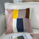 GobekUsa Geometric Cushion Cover 45x45cm Soft Embroidered Pillow Case for Home Decor