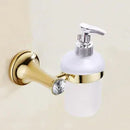GobekUsa Gold Bathroom Hardware Set: Towel Rack, Toilet Paper Holder, Towel Bar, Hook