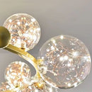 GobekUsa Gold LED Glass Bubble Chandelier for Dining Room and Restaurant