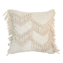 GobekUsa Boho Style Tufted Tassles Cotton Linen Cushion Cover for Home Sofa Bed