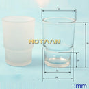 GobekUsa Glass Tumbler Cup Bathroom Accessories - Toothbrush Cup YT-97