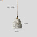 GobekUsa Ceramic LED Pendant Lights: Japanese Style, Copper Nordic Modern Design