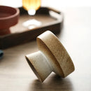 GobekUsa Handmade Retro Floral Ceramic Snack Bowl - Eco-Friendly Porcelain Bowl