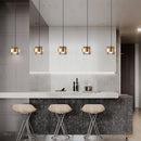 GobekUsa Gold Glass LED Pendant Lights: Modern Nordic Cylindrical Design for Home Decor Fixtures