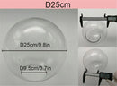 GobekUsa Clear Glass Lamp Shade Round Light Cover Replacement - D13cm to D25cm