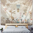 GobekUsa Kawaii Bear Tapestry Wall Hanging for Children's Room Décor