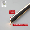 GobekUsa LED Cabinet Layer Lamp: Ultra-Thin Aluminum Profiles, Up Down Backlight, 18mm Board.
