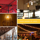 GobekUsa G40 Edison LED Bulbs 2W E27 220V Warm White Filament Lamp for Home Garden Bar