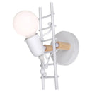 GobekUsa Cartoon Doll Wall Sconce: Modern Iron Art Light for Kids Room