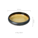 GobekUsa Elegant Ceramic Sushi Plate - Handcrafted Japanese Style