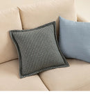GobekUsa Houndstooth Jacquard Throw Pillow Covers - Square Cushion Cover