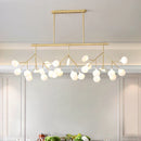 GobekUsa Linear Firefly Chandelier: Elegant Tree Branch Lighting for Home Decor
