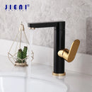 GobekUsa Black Gold Bathroom Faucet: Luxury Basin Sink Mixer Tap - Brass Space Aluminum