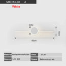 GobekUsa LED Wall Lamps - White/Black Iron & Aluminum Base, Acrylic Shade, Mirror Lights