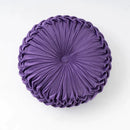 GobekUsa 3D Pumpkin Vehicle Wheel Round Velvet Throw Pillow for Couch Decor