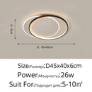 GobekUsa LED Ceiling Lights: Bedroom Study Living Room Round Luminaria Lustres Lamparas Avize