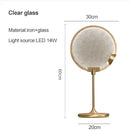 GobekUsa Brass Pendant Light: Minimalist Glass Round Loft Lamp for Cafe & Bar