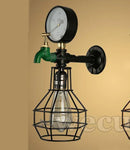 GobekUsa Industrial Retro Wall Light: Steam Punk Lighting Fixtures for Home Decor