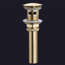 GobekUsa Brushed Gold Brass Widespread Bathroom Faucet 2 Handle Basin Tap
