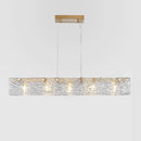 GobekUsa Glass Chandelier: Modern Minimalist Luxury Lighting for Restaurant, Bar, and Home