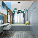 GobekUsa Gold Branch LED Chandelier for Modern Living Room Decor