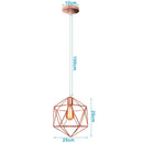 GobekUsa Industrial Pendant Lights E27 LED Hanging Lamp Modern Loft Lighting for Home