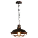 GobekUsa Iron Dome Industrial Pendant Light for Cafe Bar Home Decor