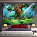 GobekUsa 3D Print Hippie Wall Tapestry, Bohemian Home Decor Bed Sheet & Wall Hanging