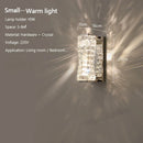 GobekUsa Crystal Wall Lamp: Modern LED Bedside Light for Bedroom, Living Room, Stairs & Home Decor