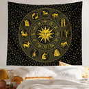 GobekUsa Constellation Zodiac Tapestry: Astrology Wall Decor for Witchcraft Room & Dorm