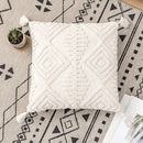 GobekUsa Ivory Cotton Loop Tufted Cushion Cover for Home Decoration