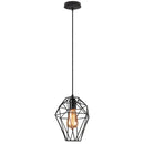 GobekUsa Birdcage Diamond Ceiling Pendant Light Chandelier for Home Living Room Decor
