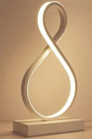 GobekUsa LED Ring Table Lamp: Modern Nordic Bedroom Lighting Fixture