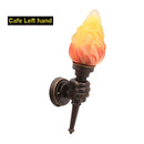 GobekUsa Creative Torch Hand Wall Lamp Outdoor Light for Garden Porch Living Room