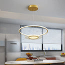 GobekUsa Acrylic Remote Control Chandelier: Modern Nordic Lighting for Home Decor